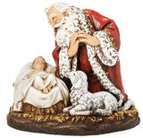 Kneeling Santa 7.75" H