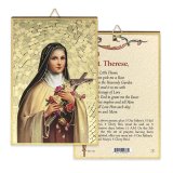 ST THERESE PLAQUE