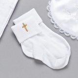 Baptism Socks for Baby, .25" H