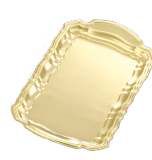 SATIN BRASS TRAY