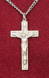 CRUCIFIX STERLING SILVER ON 18 INCH CHAIN
