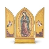 10" H Our Lady of Guadalupe Triptych