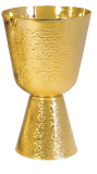 COMMON CUP 11OZ GOLDPLATE TEXTURED FINISH