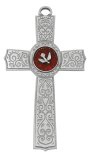 6" FILIGREE RED CONFIRMATION CROSS