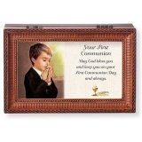 May God Bless You on Your First Communion Music Box, Small