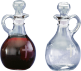CRUETS 12 OZ CRYSTAL (PAIR)
