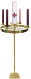 Advent Wreath Candle Stand 1.5" Sockets