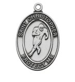 SPORTS PENDANT FOOTBALL Sterling Silver w/ 24" chain