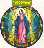 OUR LADY OF THE MIRACULOUS MEDAL STATIC STICKER