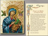 OUR LADY OF PERPETUAL HELP PLAQUE
