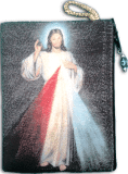 DIVINE MERCY/JOHN PAUL TAPESTRY ICON POUCH