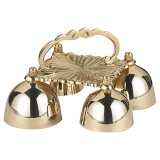 4 Cup Sacristy Bell with Handle