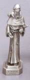 ST FRANCIS OF ASSISI 3.5" PEWTER