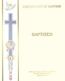 BAPTISM CERTIFICATE - CREATE YOUR OWN