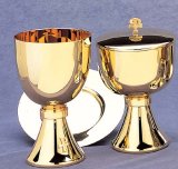 CHALICE WITH WELL PATEN 26oz