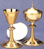 CHALICE WITH WELL PATEN 10oz