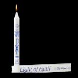 Light of Faith Baptismal Candle 9-1/4" Taper