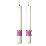 Matching Side Candles for Jubilation Paschal Candle
