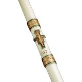 Cross of St Francis Paschal Candle