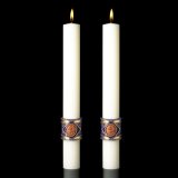 Matching Side Candles for Lilium Paschal Candle
