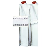 CASSOCK ALB Polyester Poplin with 1" Lace Bands