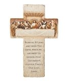 13.25" The Last Supper Cross with Meal Blessing