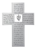 7.25"H MEMORIAL CROSS W/CHARM AND VERSE