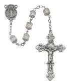 7mm Crystal AB Capped Rosary