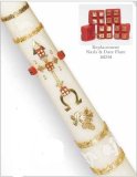 FULLY ORNAMENTED PASCHAL CANDLE (Root)