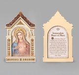 6.25"H IMMACULATE HEART TABLE TOP SHRINE