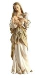 12 INCH MADONNA AND CHILD WITH LAMB