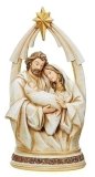Holy Family Bust with Star Arch 11.5" H