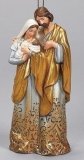 Holy Family ornament gold ombre 4.75" H