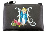 Our Lady of Grace Leatherette Rosary Pouch