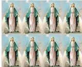 PAPER OUR LADY OF MIRACULOUS MEDAL CUSTOM PRAYER CARD