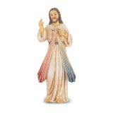 4" Patron Saint Statue w Holy Card, Boxed