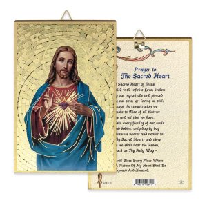 SACRED HEART OF JESUS PLAQUE