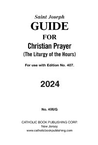 GUIDE FOR CHRISTIAN PRAYER