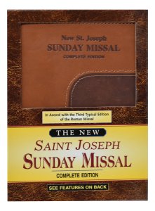 SAINT JOSEPH SUNDAY MISSAL - Tan/Brown Dura-Lux