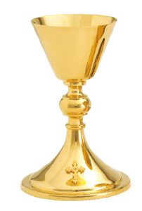 CHALICE W/SCALE PATEN 8oz (Matching CIBORIUM available)