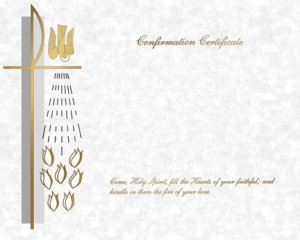 CONFIRMATION CERTIFICATE - CREATE YOUR OWN