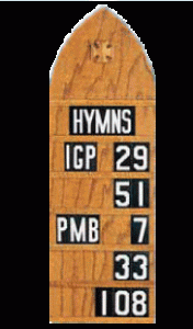 HYMN BOARD - EXTRAL LARGE