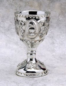 SILVER PLATED RESIN CHALICE