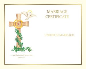 MARRIAGE CERTIFICATE - CREATE YOUR OWN