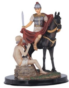 St Martin of Tours 9" H
