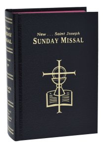 BLACK CLOTH COVER - SAINT JOSEPH SUNDAY MISSAL