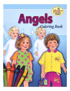 COLORING BOOK ABOUT ANGELS