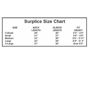 SURPLICE MONKS CLOTH