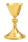 CHALICE W/SCALE PATEN 8oz (Matching CIBORIUM available)