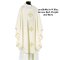 CHASUBLE with Three Crosses in "PRIMAVERA" 100% Polyester Fabric